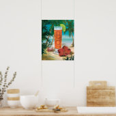Poster Heure Tiki (Cuisine)