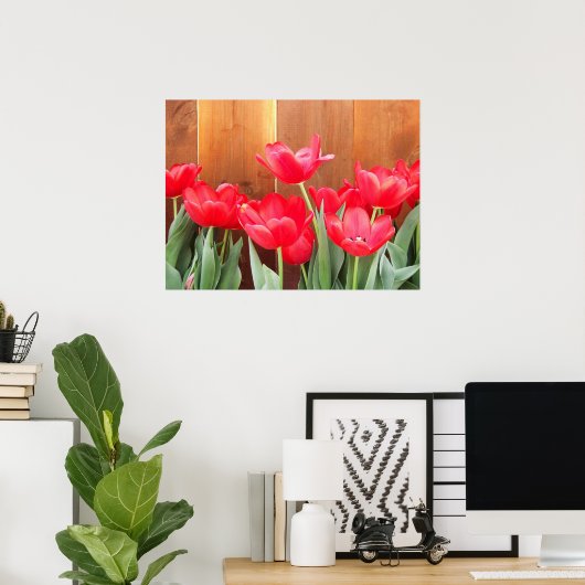 Poster Heure Tulip (Bureau à domicile)