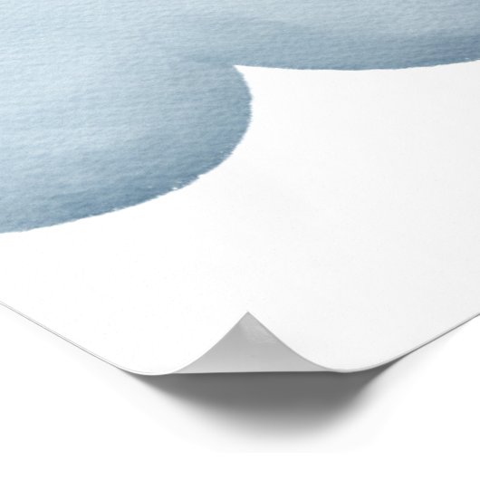 Poster Heure Vol avion Anniversaire (Coin)