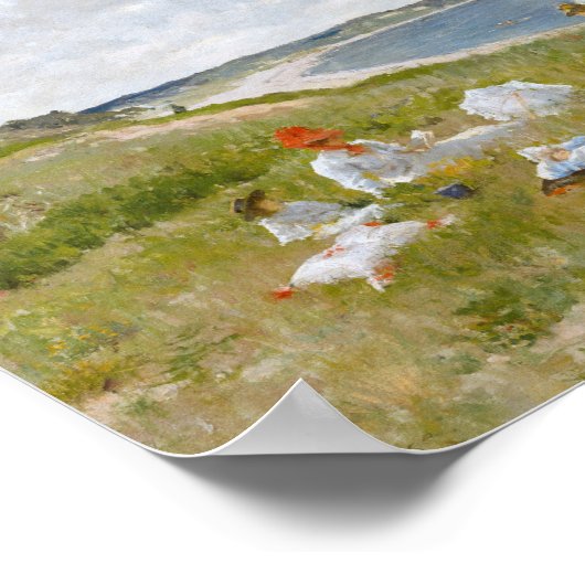 Poster Heures de veille | William Merritt Chase (Coin)