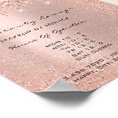 Poster Heures d'ouverture des cils de maquillage Salon Dr (Coin)