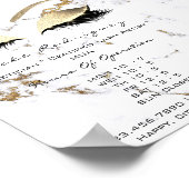 Poster Heures d'ouverture du Beauty Studio Salon Lashes M (Coin)