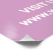 Poster Heures d'ouverture du magasin avec logo + code QR (Coin)
