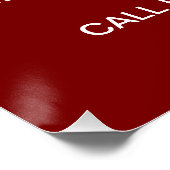 Poster Heures d'ouverture du magasin de barrettes personn (Coin)