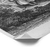 Poster Heures du jour, Soirée, 1738 (Coin)