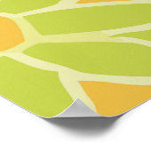 Poster Heureuse abeille au miel (Coin)