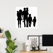 POSTER HEUREUSE FAMILLE (Bureau à domicile)
