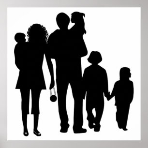 POSTER HEUREUSE FAMILLE