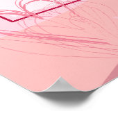 Poster Heureuse Sainte-Valentin moderne Abstrait (Coin)