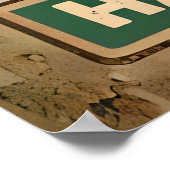 Poster Heureusement jamais après la fille et le renard so (Coin)