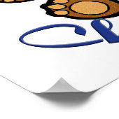 Poster Heureux Chanukah Teddy Bear (Coin)