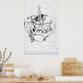 Poster heureux d'être ici (Cuisine)