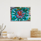 Poster Heureux Graffiti du 18ème anniversaire (Cuisine)
