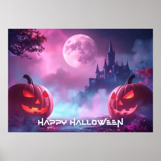 POSTER HEUREUX HALLOWEEN (Devant)