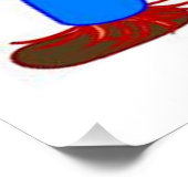 POSTER "HEUREUX HALLOWEEN" SCARECROW (Coin)