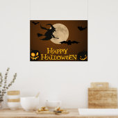 POSTER "HEUREUX HALLOWEEN" TÉMOIN VOL (Cuisine)