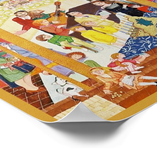 POSTER HEUREUX HANOUKKA (Coin)