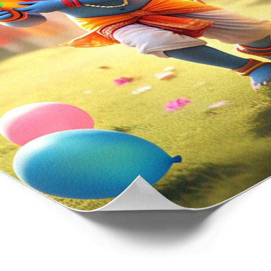 POSTER HEUREUX HOLI (Coin)