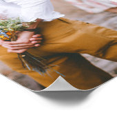 Poster Heureux Jamais Après 6 Photo Collage Mariage Bienv (Coin)