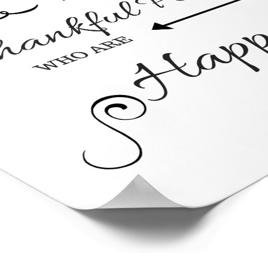 Poster Heureux les gens sont heureux (Coin)