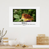 Poster Heureux les miséricordieux (Cuisine)
