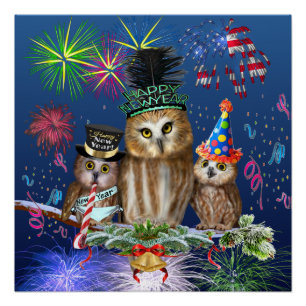 POSTER HEUREUX NOUVEL AN DE NOUS TOUS !