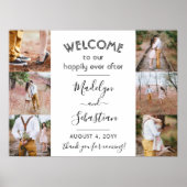 Poster Heureux pour toujours 6 Collage de photos Mariage  (Devant)