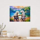 Poster Heureux que nous ayons chaque Otter (Cuisine)