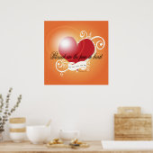 Poster - Heureux sont les Pures dans le Coeur Matt (Cuisine)