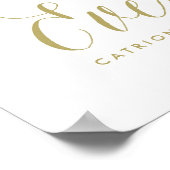 Poster Heureux toujours après l'affiche Mariage | Or (Coin)