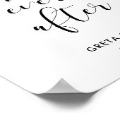 Poster Heureux toujours après le signe mariage (Coin)