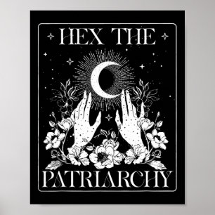 Poster Hex Le Patriarcat Halloween sorcière féministe
