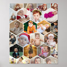 Hexagon Photo Collage