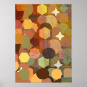 Poster Hexagons d'or : L'art moderne pour vos (Devant)