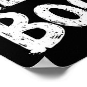 Poster Hey Boo Funny Halloween Fantôme (Coin)