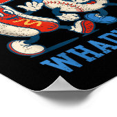 Poster Hey Chicago Whadya Dire Baseball Et Hot Chien 4e D (Coin)