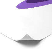 Poster Hey Cu Tea Drôle Boba Tea Pun (Coin)