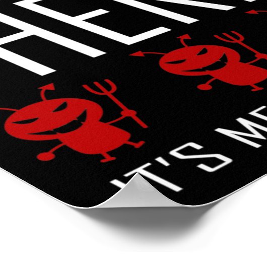 Poster Hey There Démons It Me Ya boi Fun Ghost Hunter G (Coin)