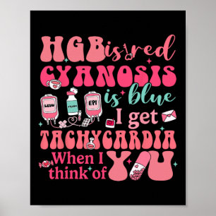 Poster Hgb est rouge, j'ai une tachycardie quand je pense