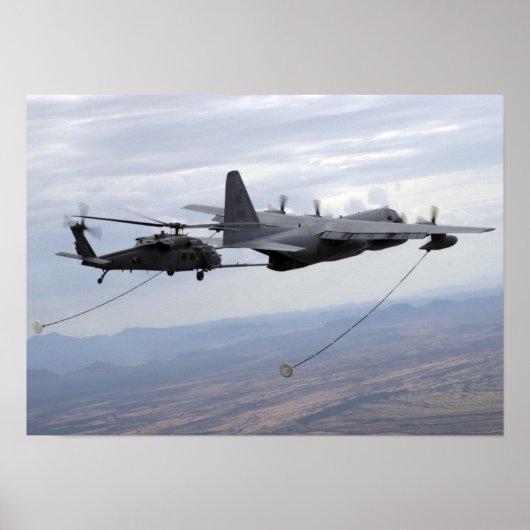 Poster HH-60 Pave Hawk & C-130 (Devant)