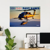 POSTER HH-60G PAVE HAWK (Bureau à domicile)