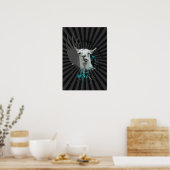 Poster hi-fi llama. (Cuisine)