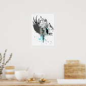 Poster hi-fi llama. (Cuisine)
