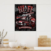 POSTER "HI FI & THE ROADBURNERS" (Cuisine)