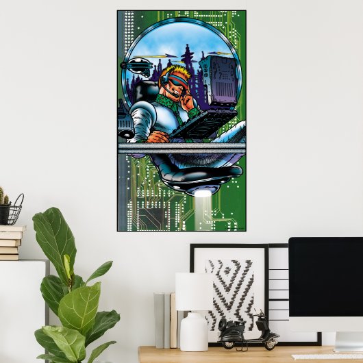 Poster Hi-Tech Guy (Bureau à domicile)