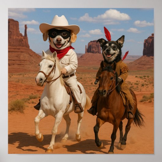 Poster "Hi-Yo, Silver, Away!" (Devant)