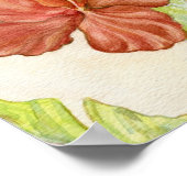 Poster Hibiscus Art Print 8x10 (Coin)