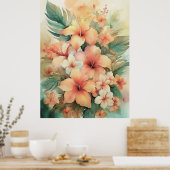 Poster Hibiscus du lever du soleil (Cuisine)