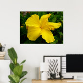 Poster Hibiscus hawaïen (Bureau à domicile)