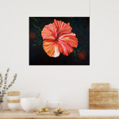 Poster Hibiscus orange (Cuisine)